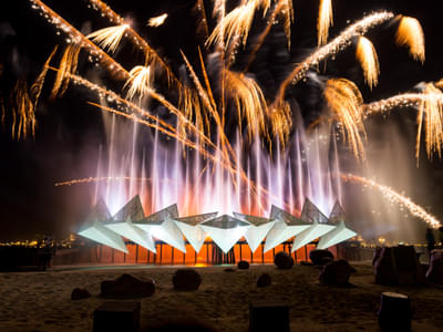 Engage your senses in a spellbinding symphony technology and fireworks