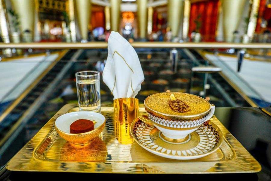 Spoil yourself with 24-carat gold Cappuccino 