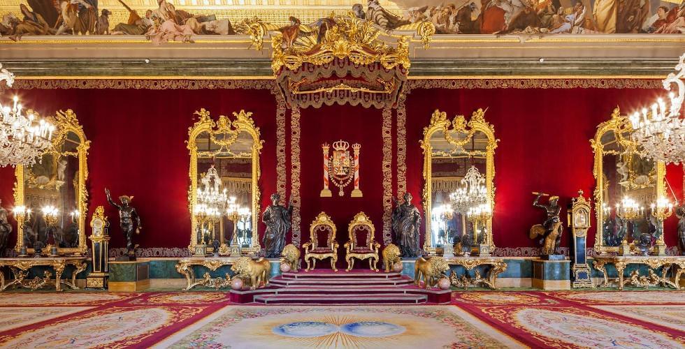 The Throne Room at Royal Palace of Madrid