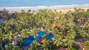 Aerial view of the resort