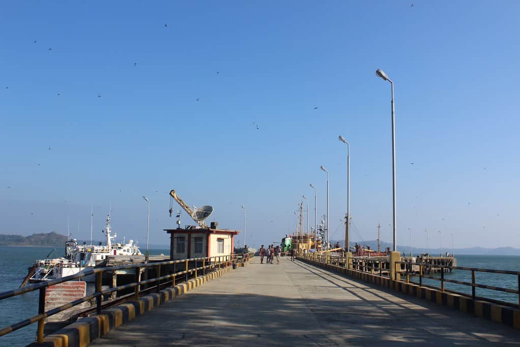 Aerial Bay Jetty, <em>Andaman</em>