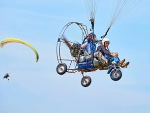 Powered Paragliding in Goa at Colva Beach