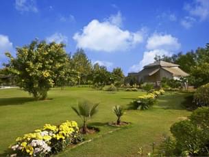 Garden area inside the property