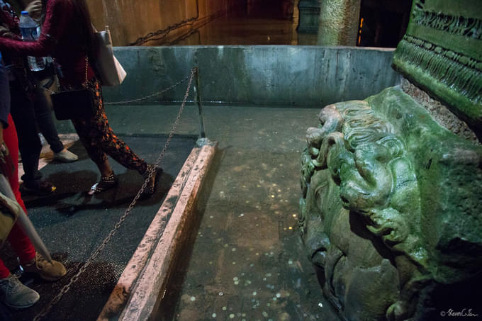 Basilica Cistern At Night - Unique Perspective