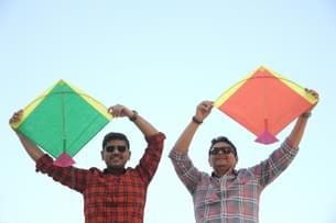 Pose with your colourful kites