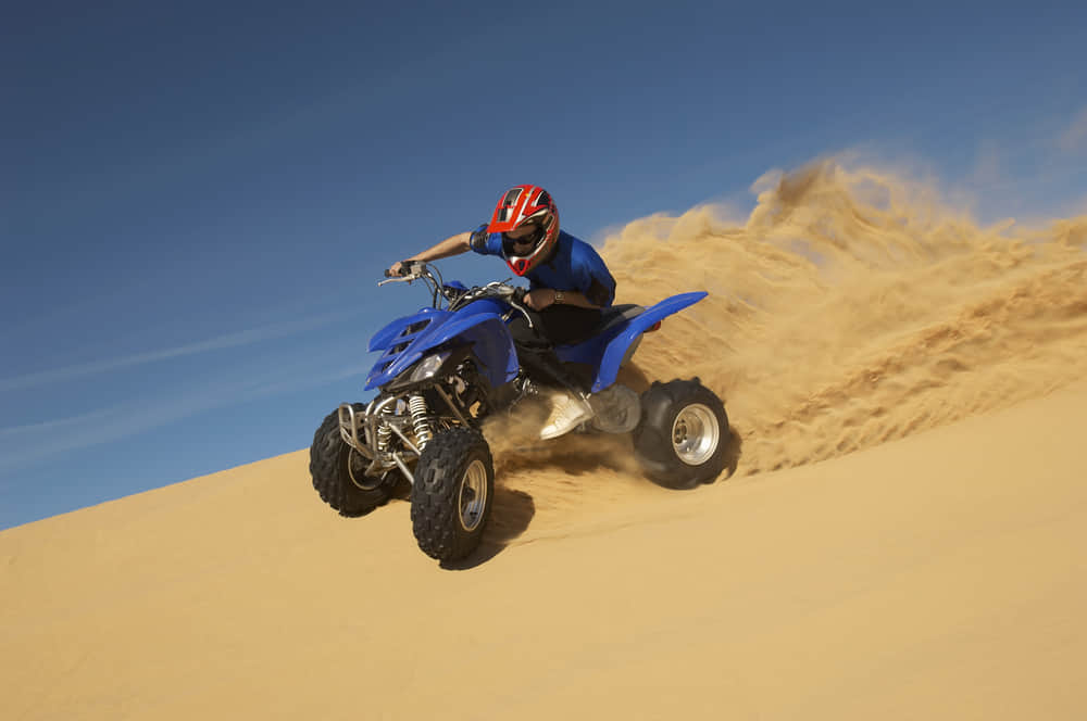 Quad Biking in the Desert