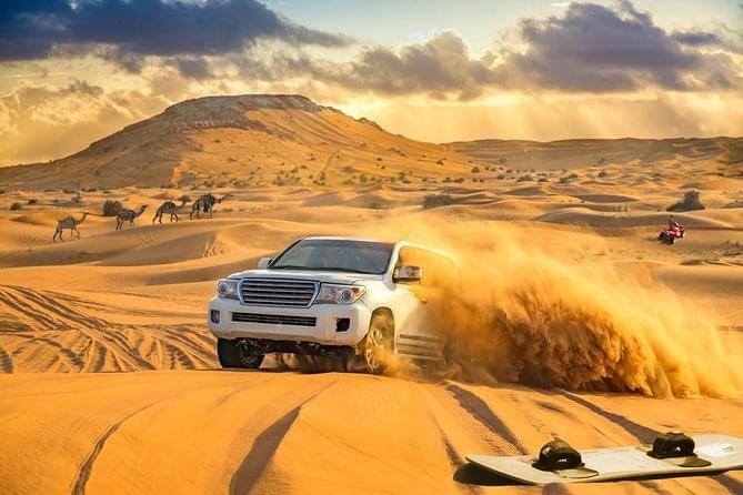 Dune bashing is the most fun part of the Desert Safari.