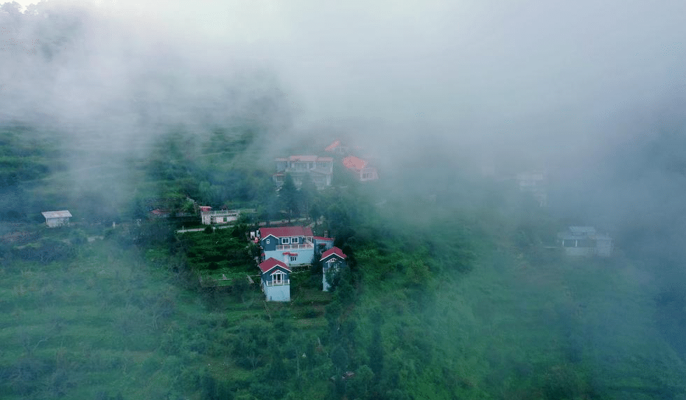 A Serene Hillside Getaway Amid Forests In Mukteshwar Image
