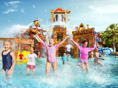 Your littles ones will loves splashing around the water in the kids zone