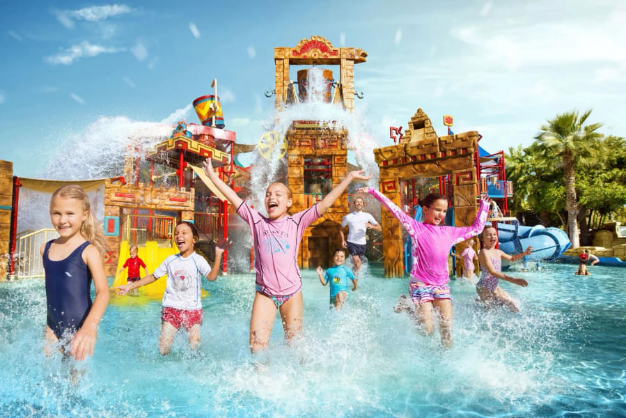Your little ones will also enjoy in the kid zone at Aquaventure Waterpark