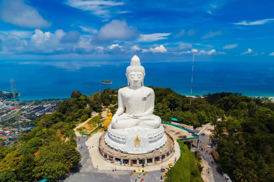 Majestic jade marble 'Big Buddha' in Phuket