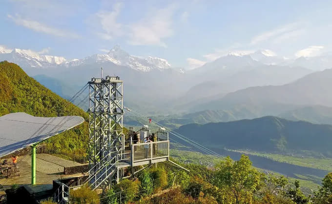 Zip Flying in Pokhara
