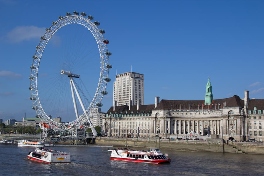 Indulge in a delightful river cruise and savor afternoon tea aboard the iconic London Eye.
