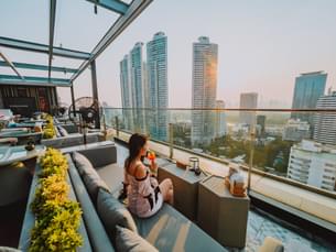 Sky on 20 Rooftop Bar At Novotel Bangkok
