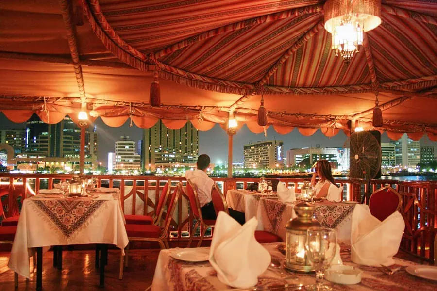 Enjoy a Spectacular Dinner on Dhow Cruise at Yas Marina