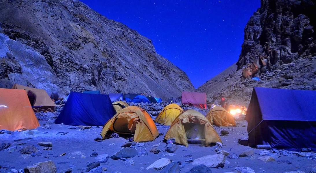 Stay in Gyalpo campsite and enjoy stargazing at night